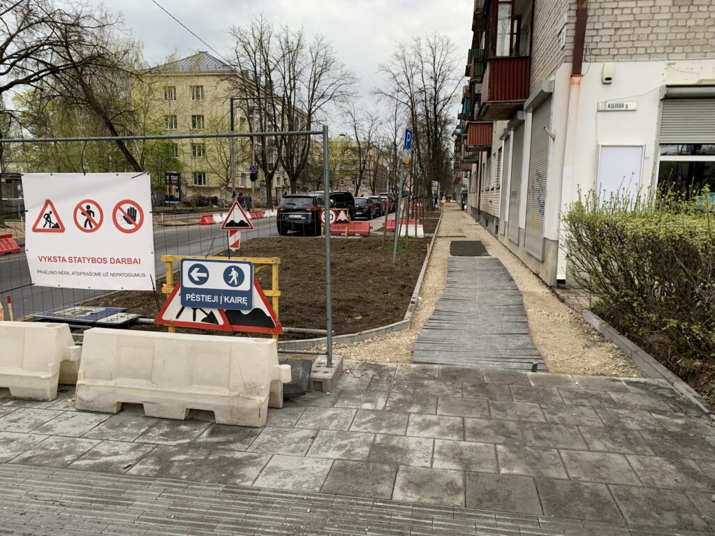Ramaus eismo T. Ševčenkos g. (T. Ševčenkos g.) - Street - construction photos