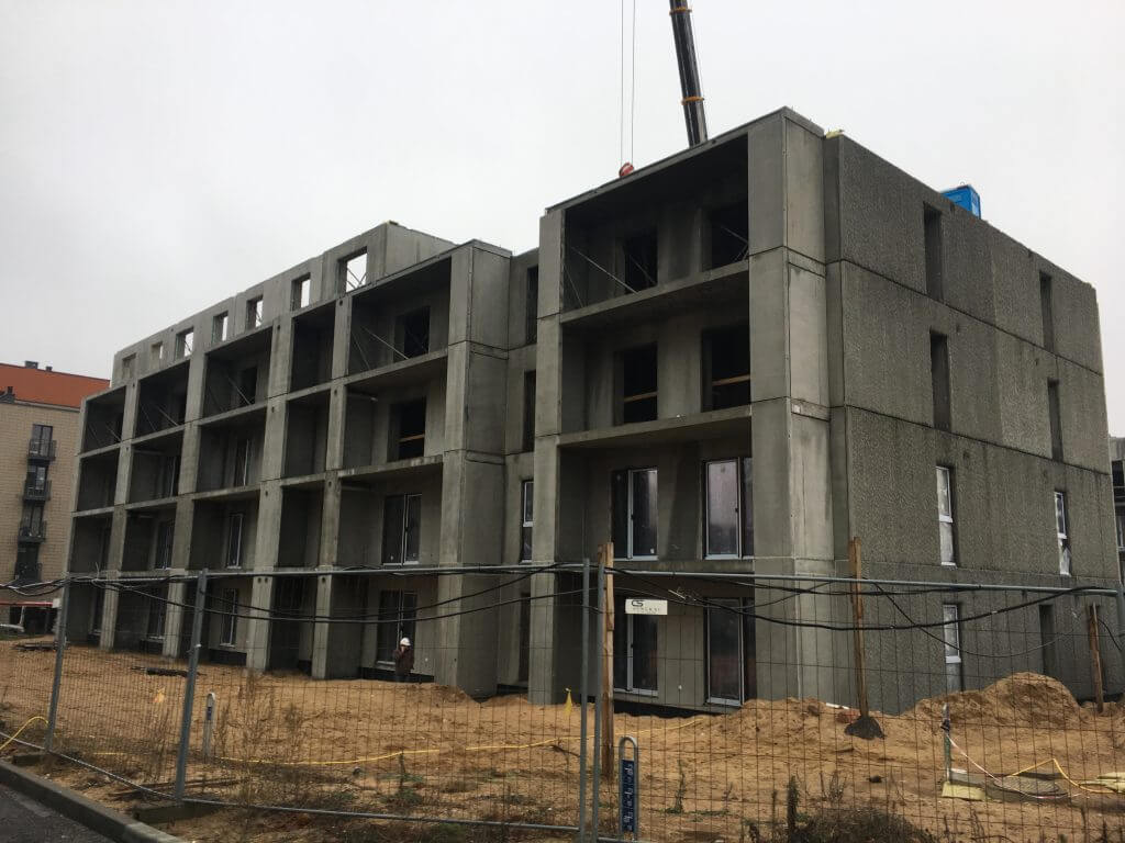 Naujoji Pilaitė 11 kvartalas (Tolminkiemio g. 35) - Daugiabutis - statybų nuotraukos