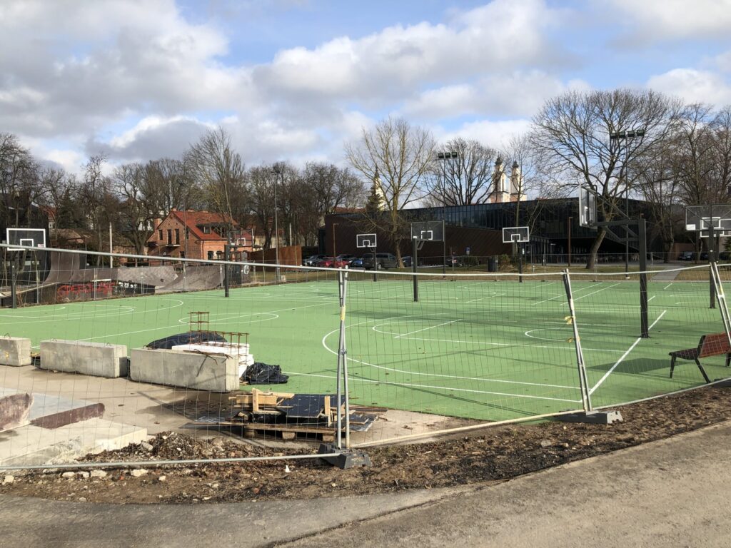 Santakos parkas (Prieplaukos krant.) - Park - construction photos