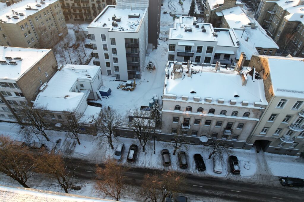 Baltas Lapas Mindaugo 4 etapas (Aguonų g. 17) - Multi apartment - construction photos