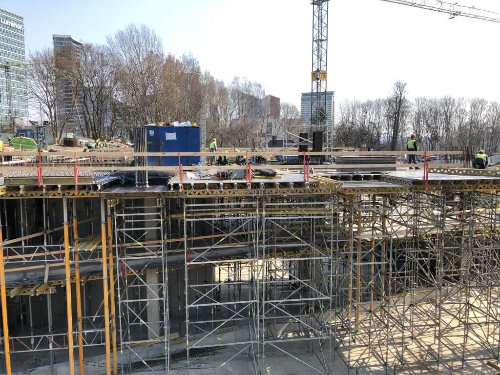 SEB administracinis (Gedimino Baravyko g. 4) - Biroju centrs - būvdarbu attēli