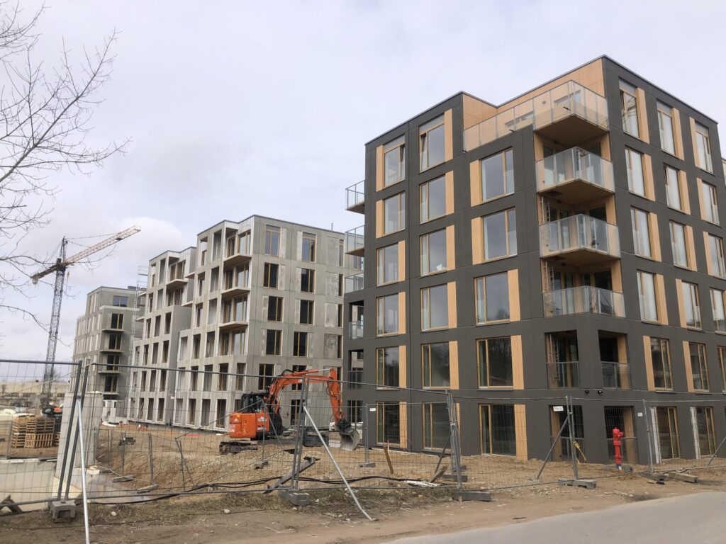 Vilnelės skverai 1 etapas (Manufaktūrų g. 7) - Multi apartment - construction photos