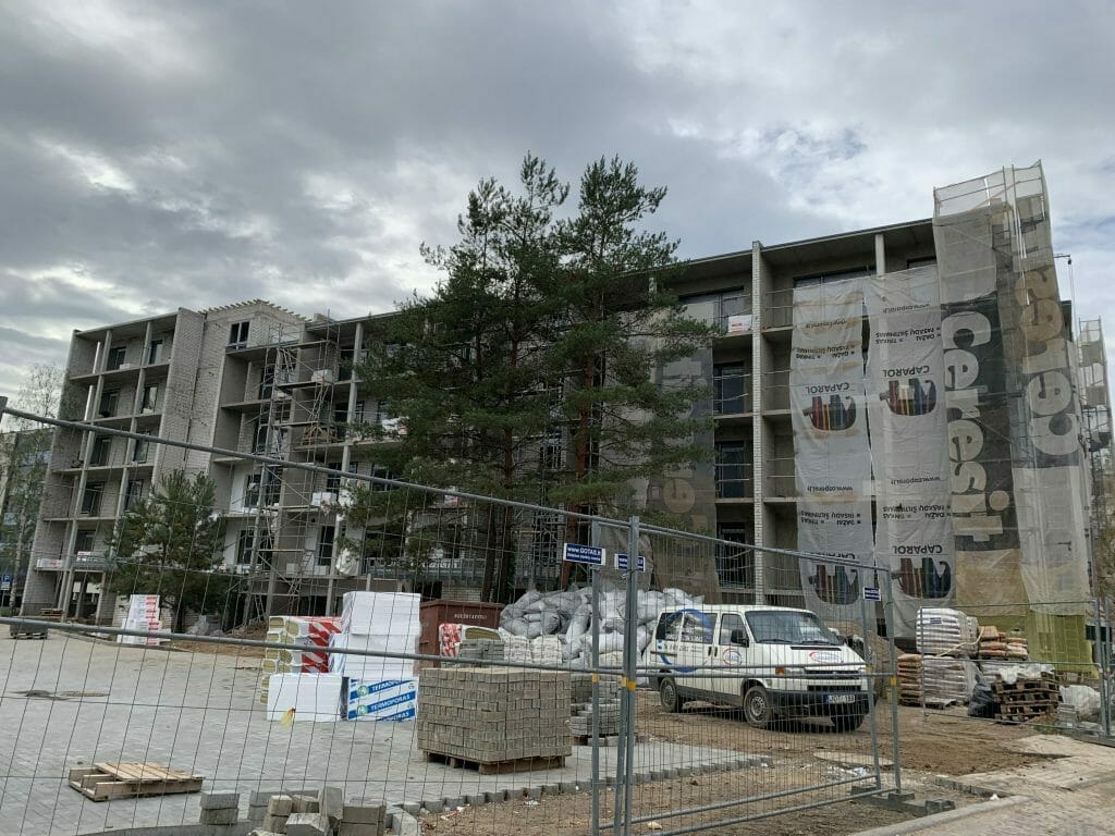 Aitvarų namai 3 etapas (Lietaus g. 6, Lazdynėlių g. 16) - Multi apartment - construction photos