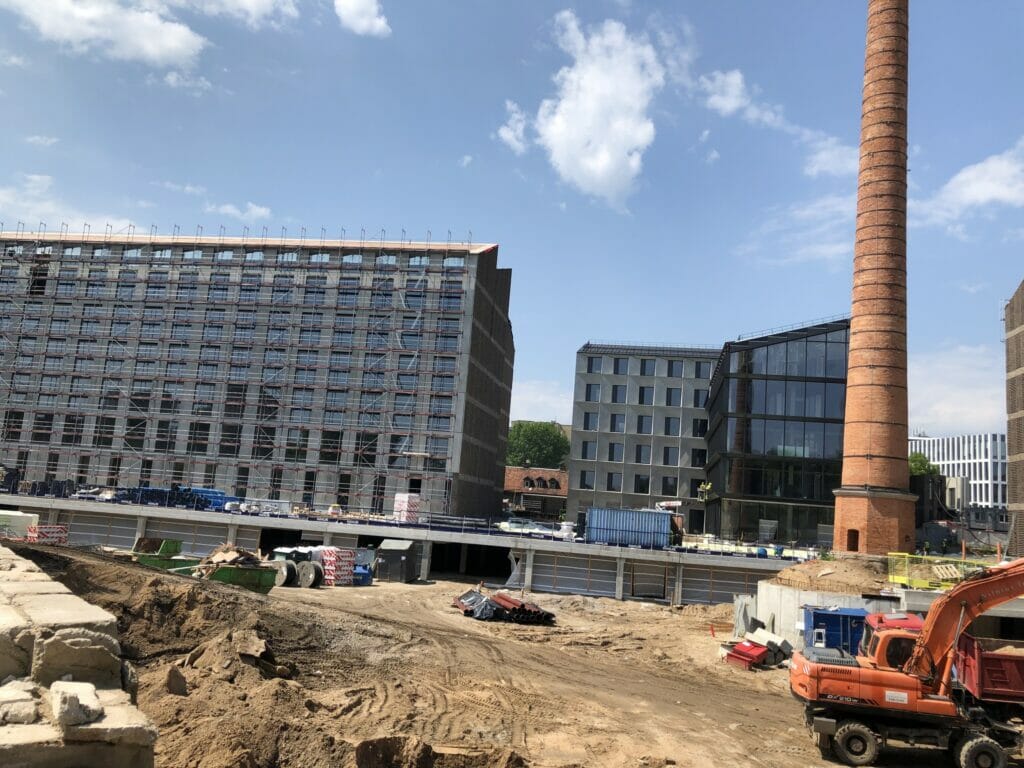 Cyber City 1 etapas (Švitrigailos g. 32) - Office center - construction photos