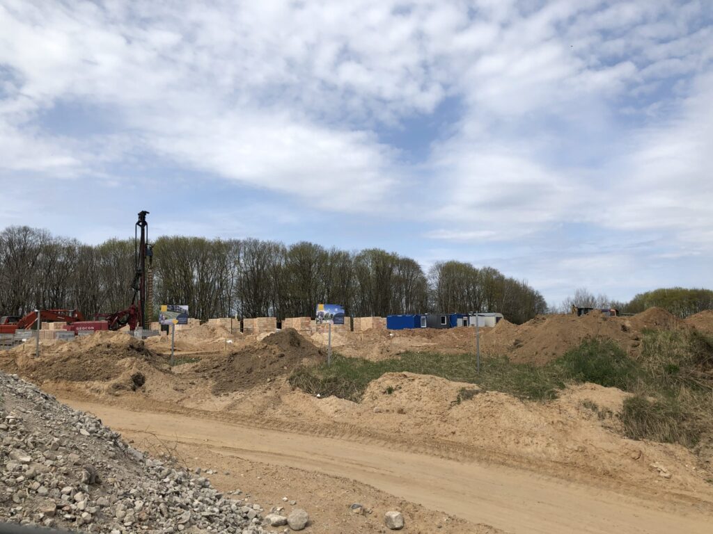 MO Garden 1 etapas (sublokuoti namai) (Mozūriškių g. 188, 200, 202, 204, 206, 208, 210, 212, 222, 224, 226, 228) - Row housing - construction photos