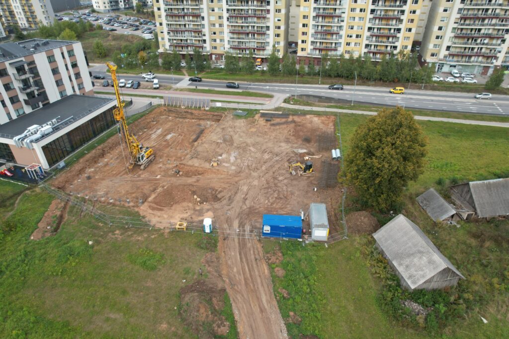 City Stories 1 etapas (A namas) (Pavilnionių g. 32) - Multi apartment - construction photos
