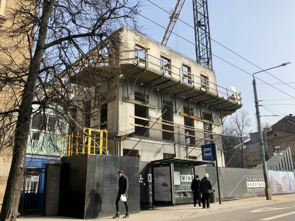 Office Boutique (Dainavos g. 7) - Office center - construction photos