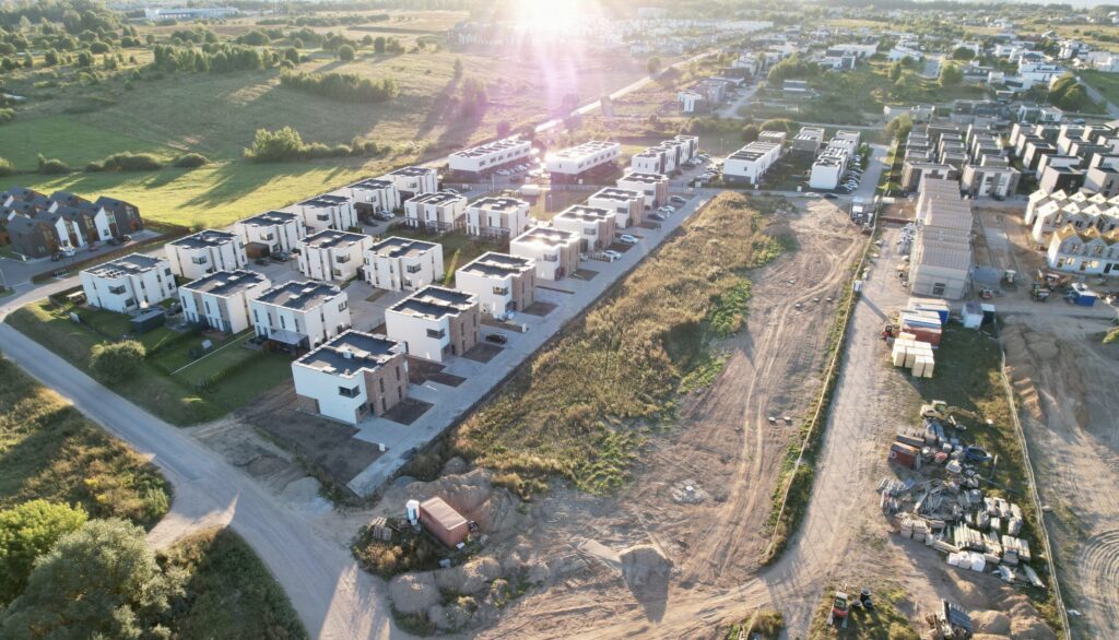 Kalnėnų slėnis 4 etapas (Lyvių g. 29) - Row housing - construction photos