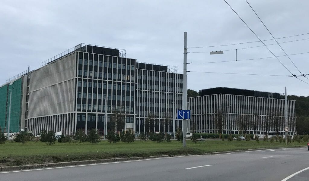 Business Garden Vilnius 1 etapas (Laisvės pr. 10) - Office center - construction photos