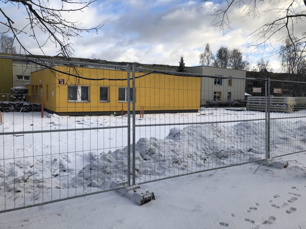 Vilijos darželio sporto salė (Taikos g. 15) - Sports arena - construction photos