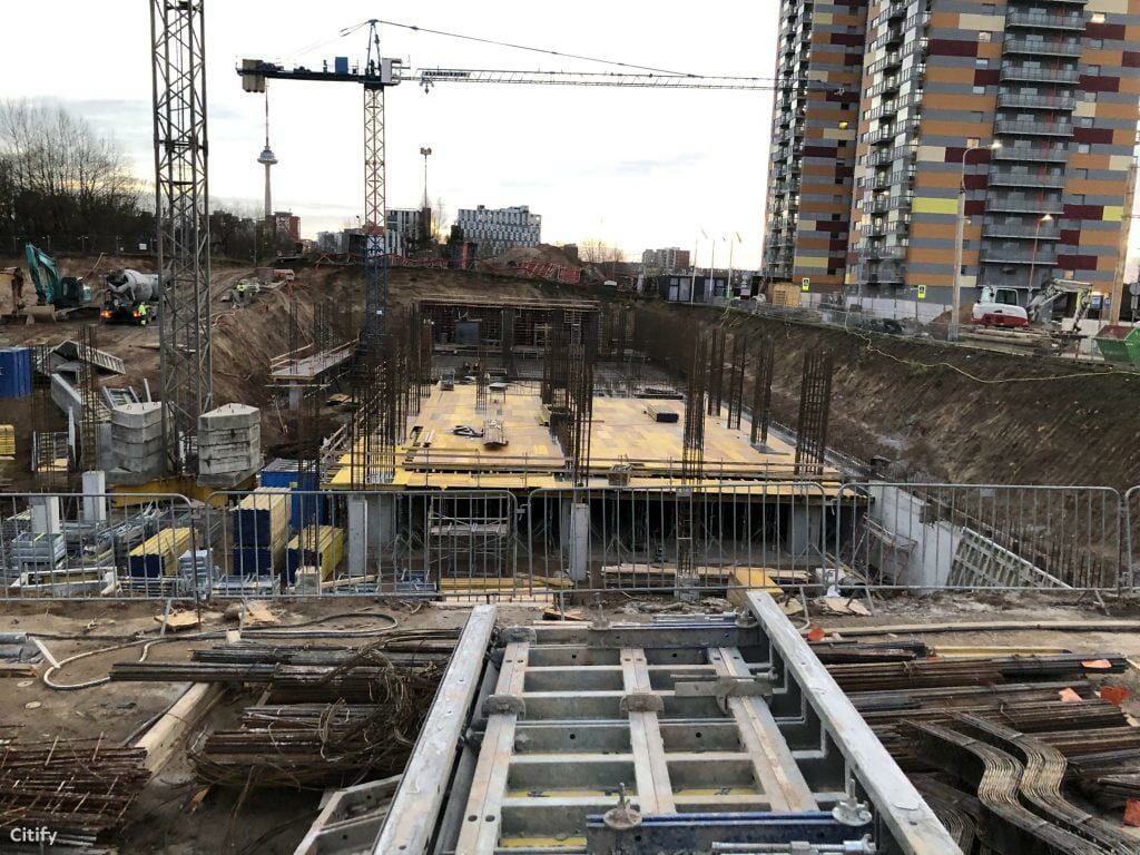 Skylum 1 etapas (Viršilų g. 6) - Daugiabutis - statybų nuotraukos