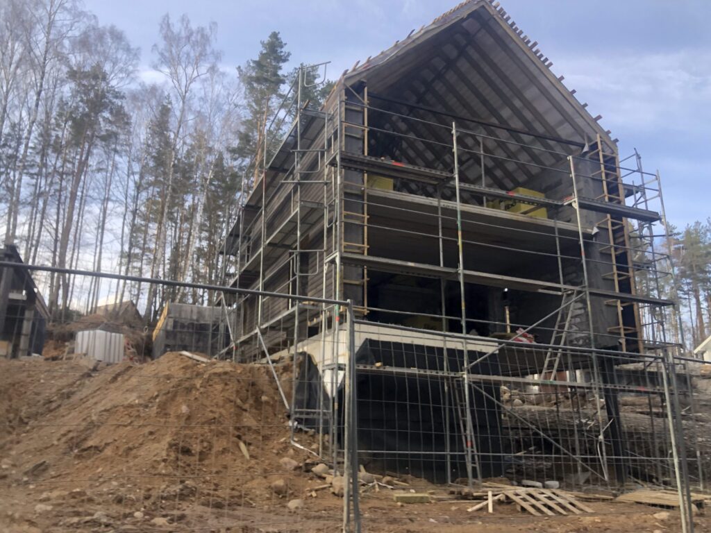 Pupojų g. 32, 34 (Pupojų g. 32, 34) - Private house community - construction photos