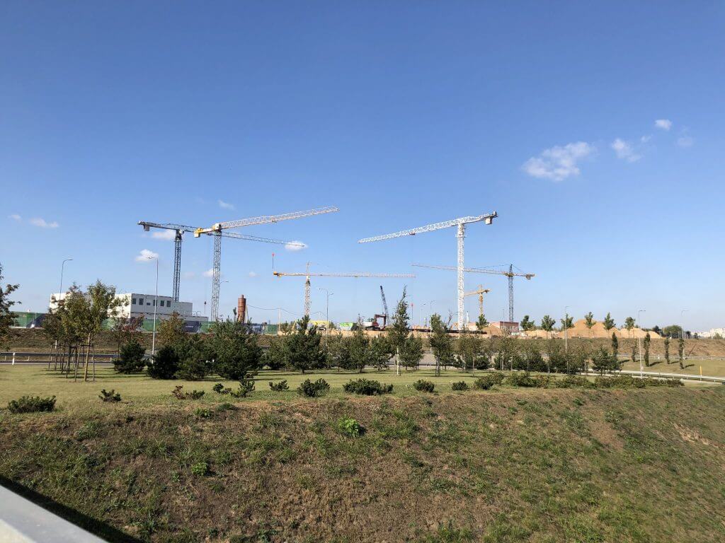 Vilnius OUTLET (Vytauto Pociūno g. 8) - Shopping center - construction photos