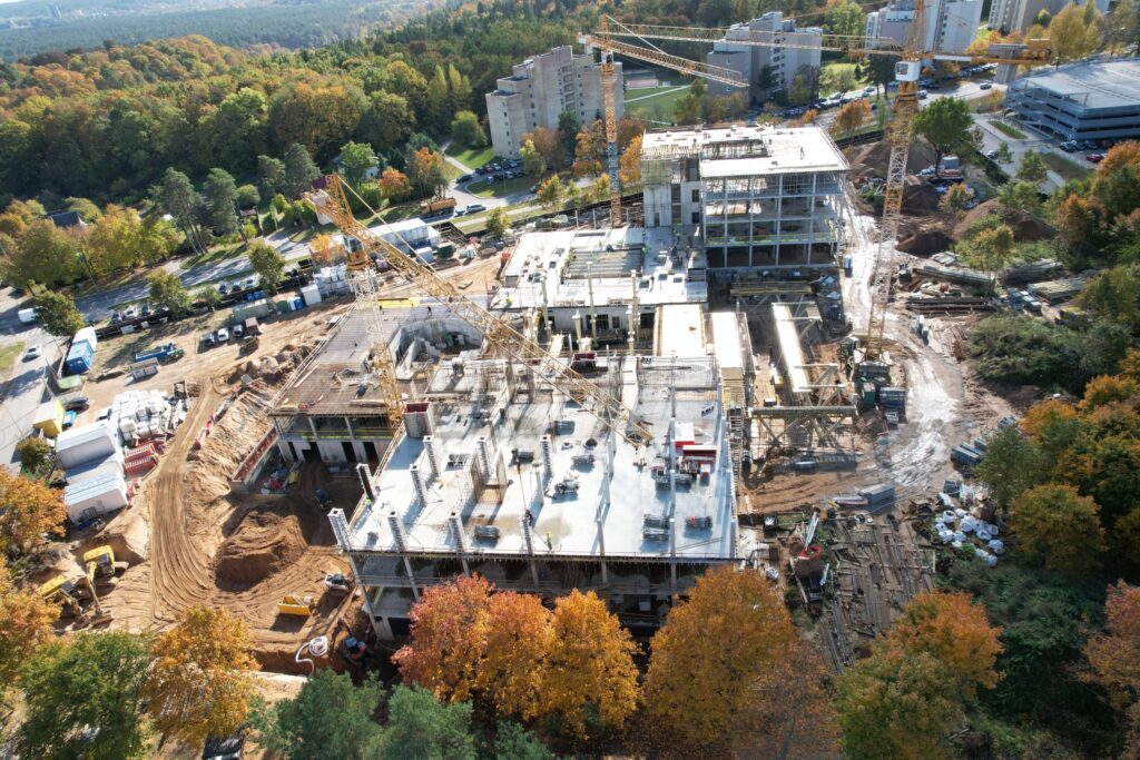 VU Medicinos fakultetas (Žaliųjų Ežerų g. 2) - Kõrgkool - ehituse fotod