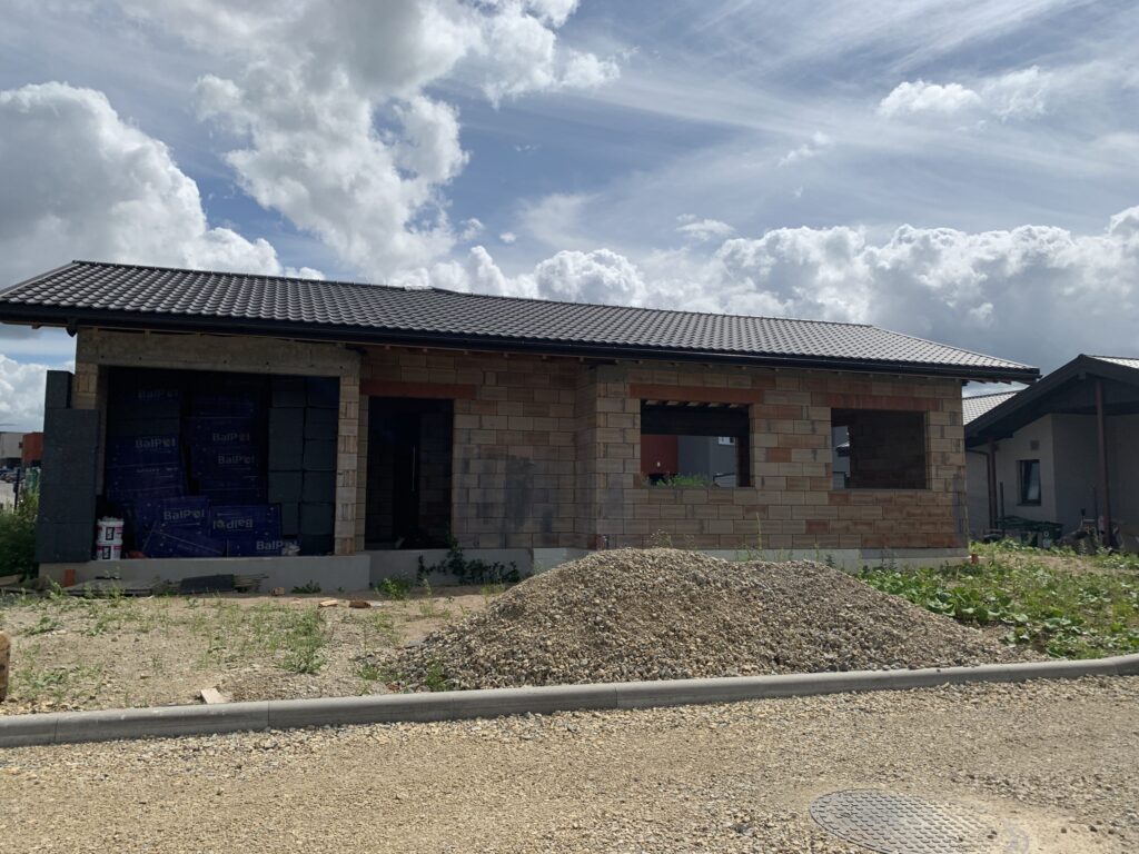 17 perlų (Uždaroji g.) - Private house community - construction photos