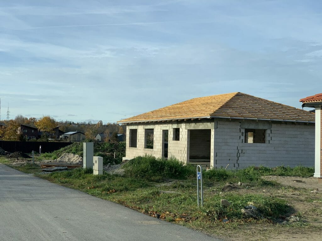 Perkūno g. namai (Perkūno g. 1, 3, 5, 7, 9, 9A, 9C, 9D, 9F, 9G, 9H, 9I) - Privātmāju kopienas - būvdarbu attēli