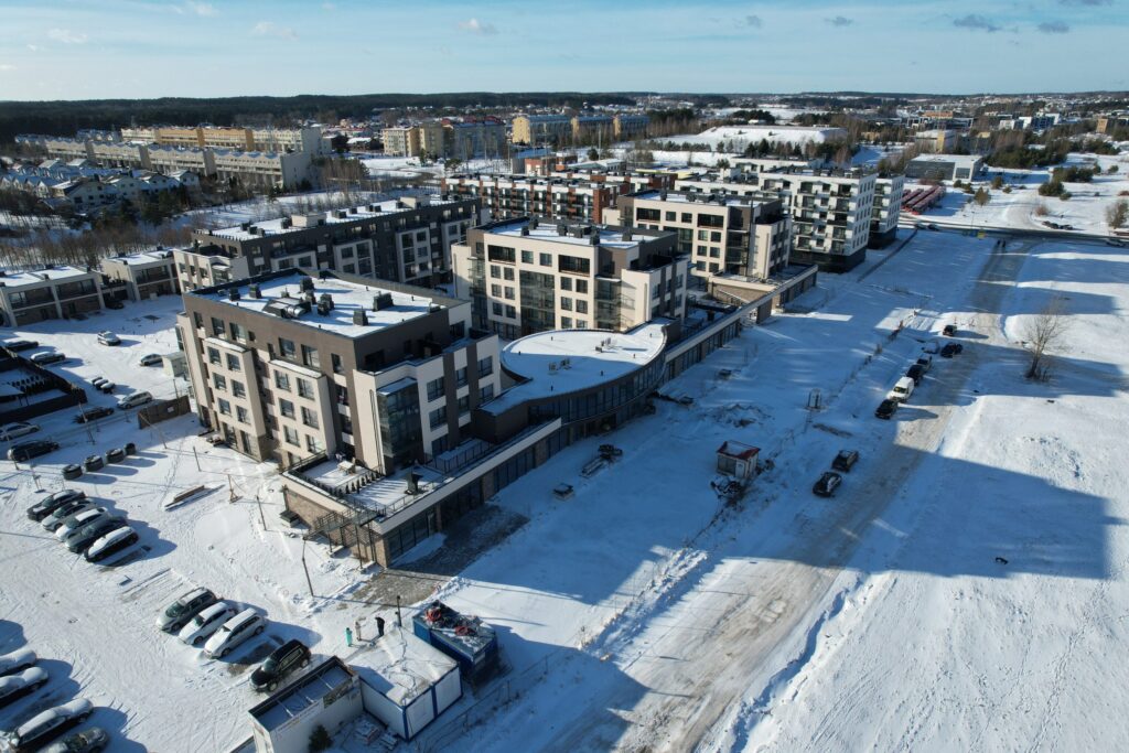 Bitėnų oazė 1-2 etapai (Bitėnų g. 3D, 1B) - Multi apartment - construction photos