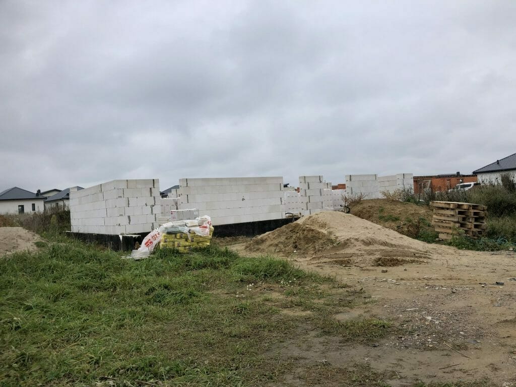 Namai Aleksote (Juozo Vyšniausko g.) - Private house community - construction photos