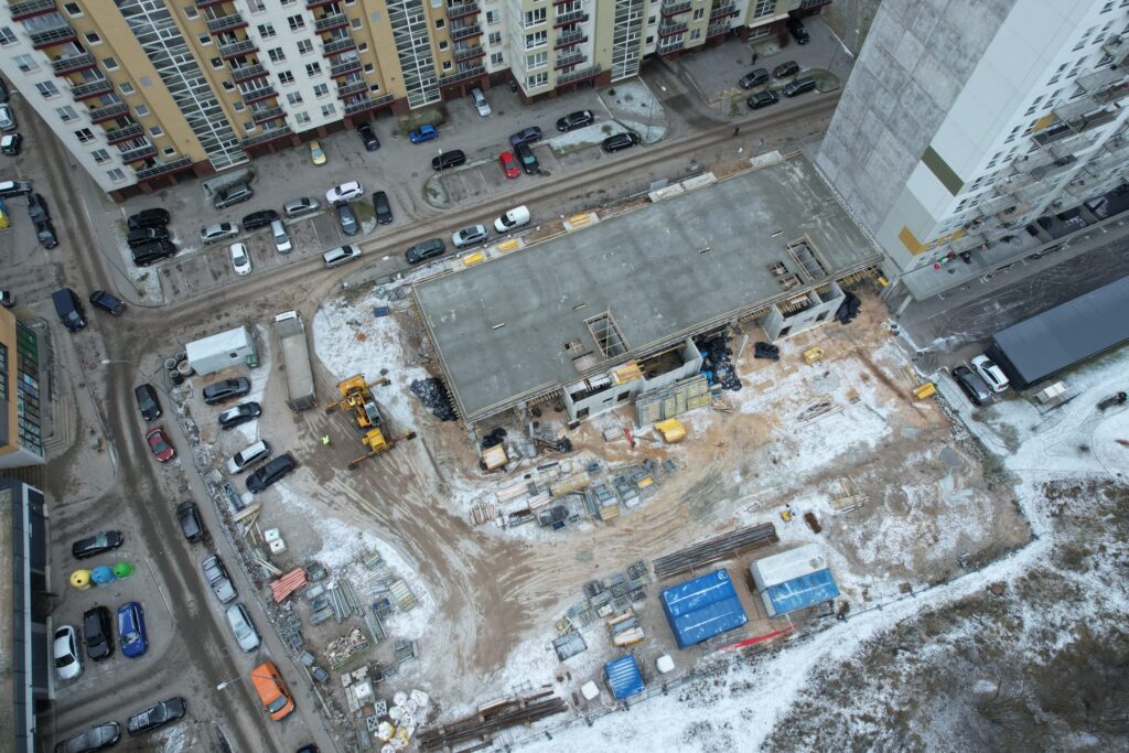 Smilgos 2 etapas (Perkūnkiemio g. 49) - Multi apartment - construction photos