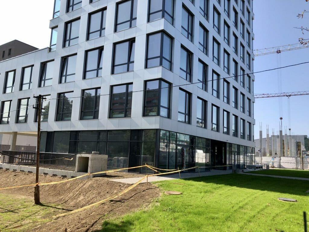 Žalgirio 94 (Žalgirio g. 94) - Office center - construction photos