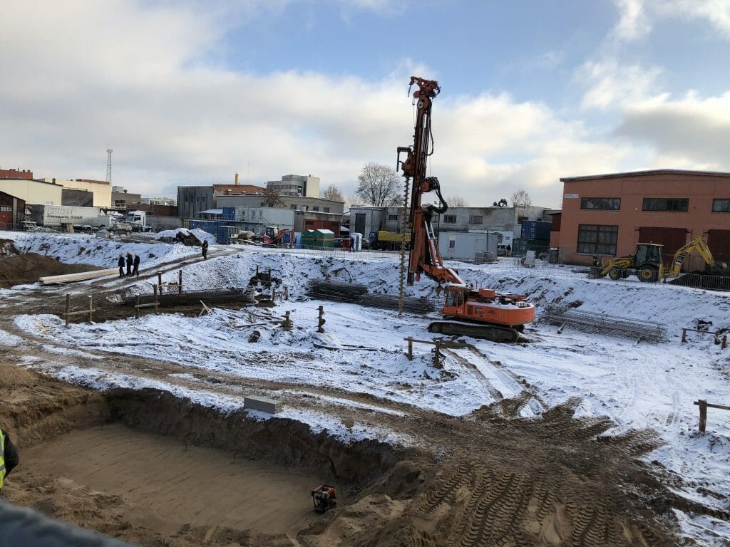 OFFICE 100 by Skraidenis (Panerių g. 49) - Office center - construction photos