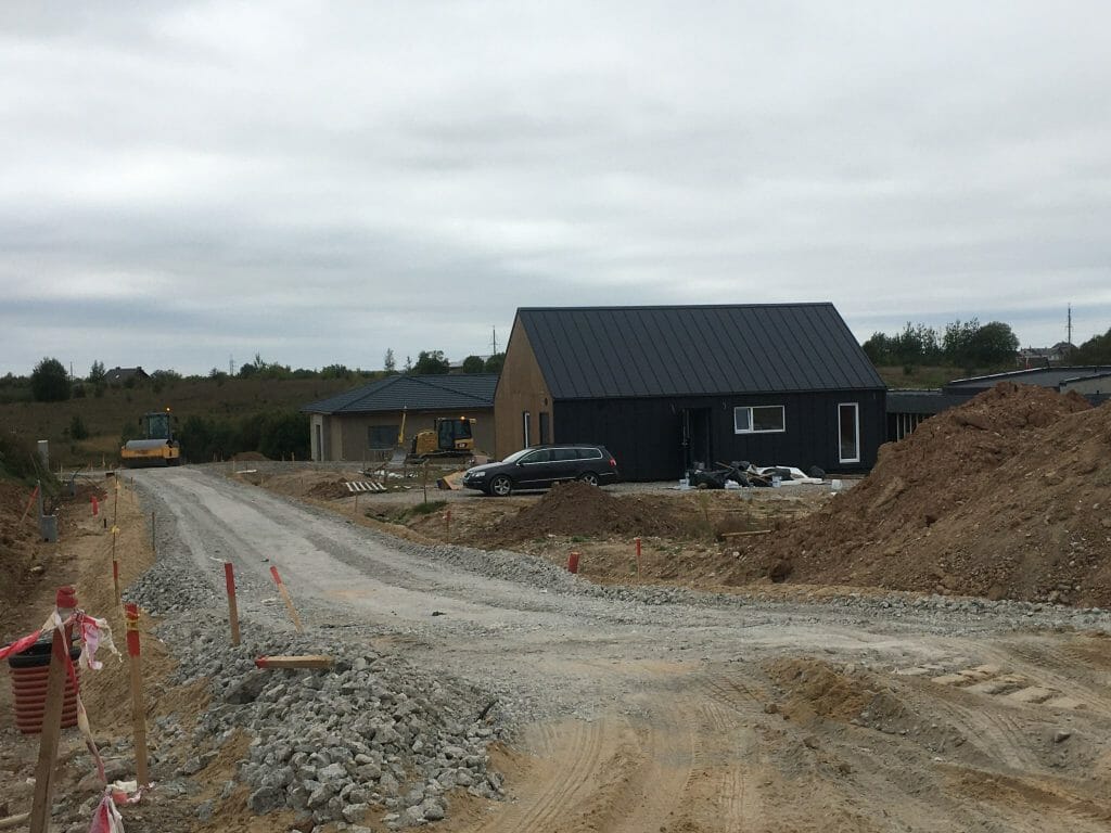 Lapino namai (Dusmenų g. 69) - Land plots - construction photos