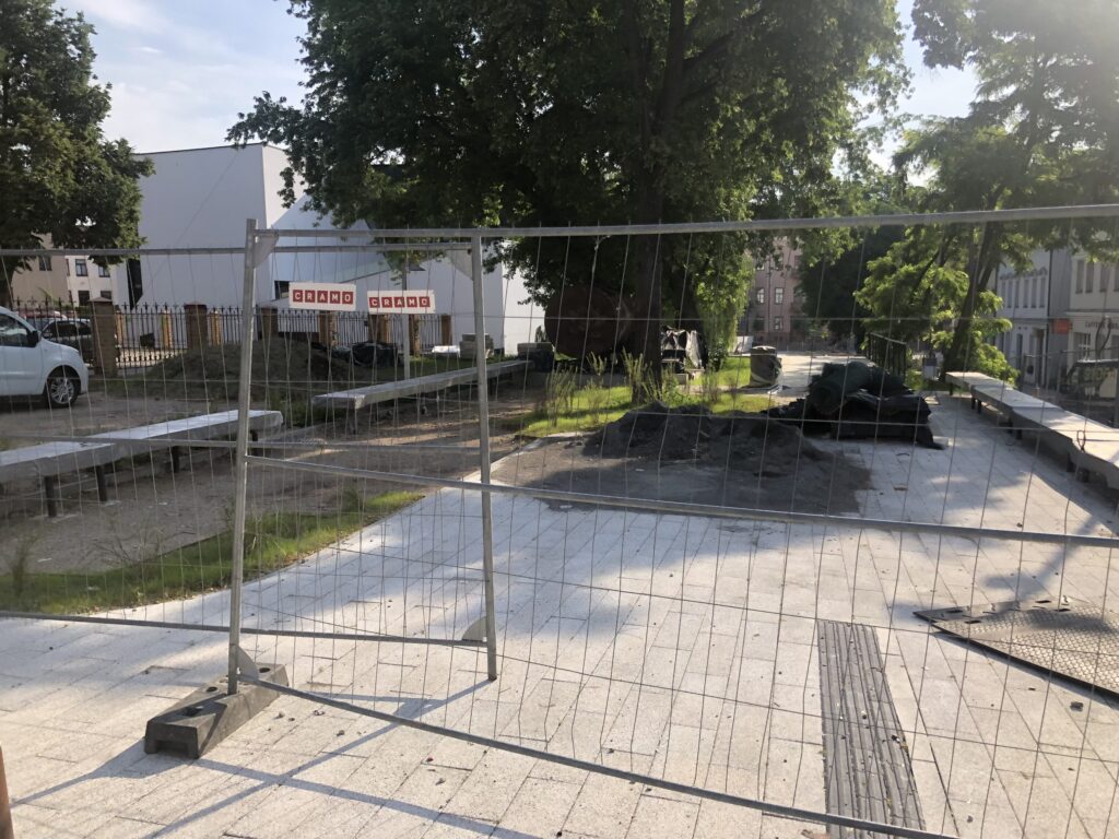 Vingrių šaltinių skveras (Vingrių g.) - Square - construction photos