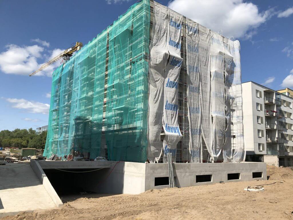 Centro rezidencija 2 etapas (Rinktinės g. 3) - Multi apartment - construction photos