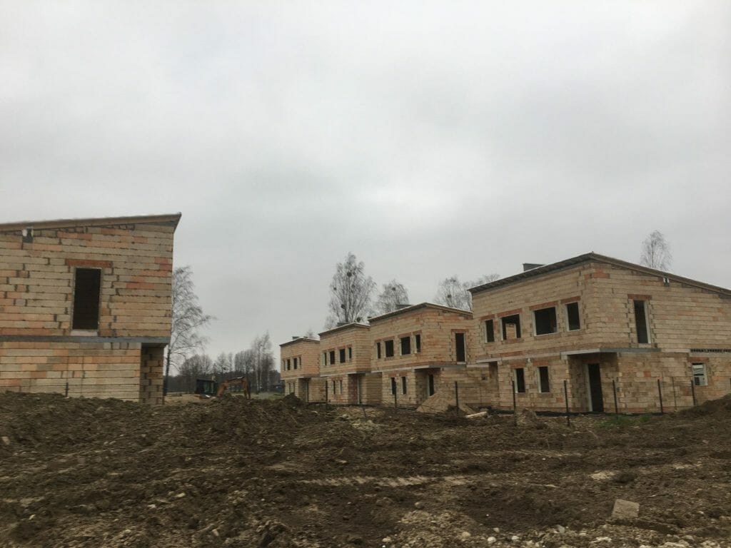 Saulės skg. 1, 2, 5, 6 (Saulės skg. 1, 2, 5, 6) - Row housing - construction photos