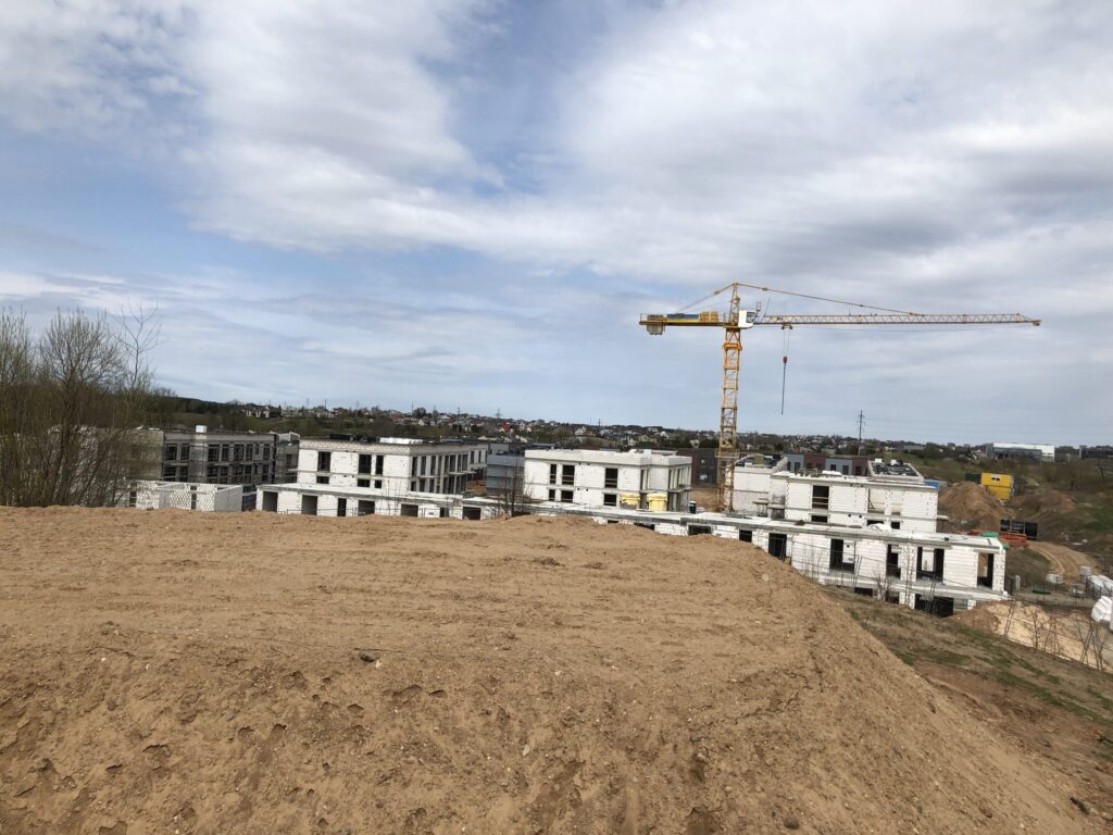 PaJustis 3 etapas (sublokuoti namai) (Mozūriškių g. 190) - Row housing - construction photos