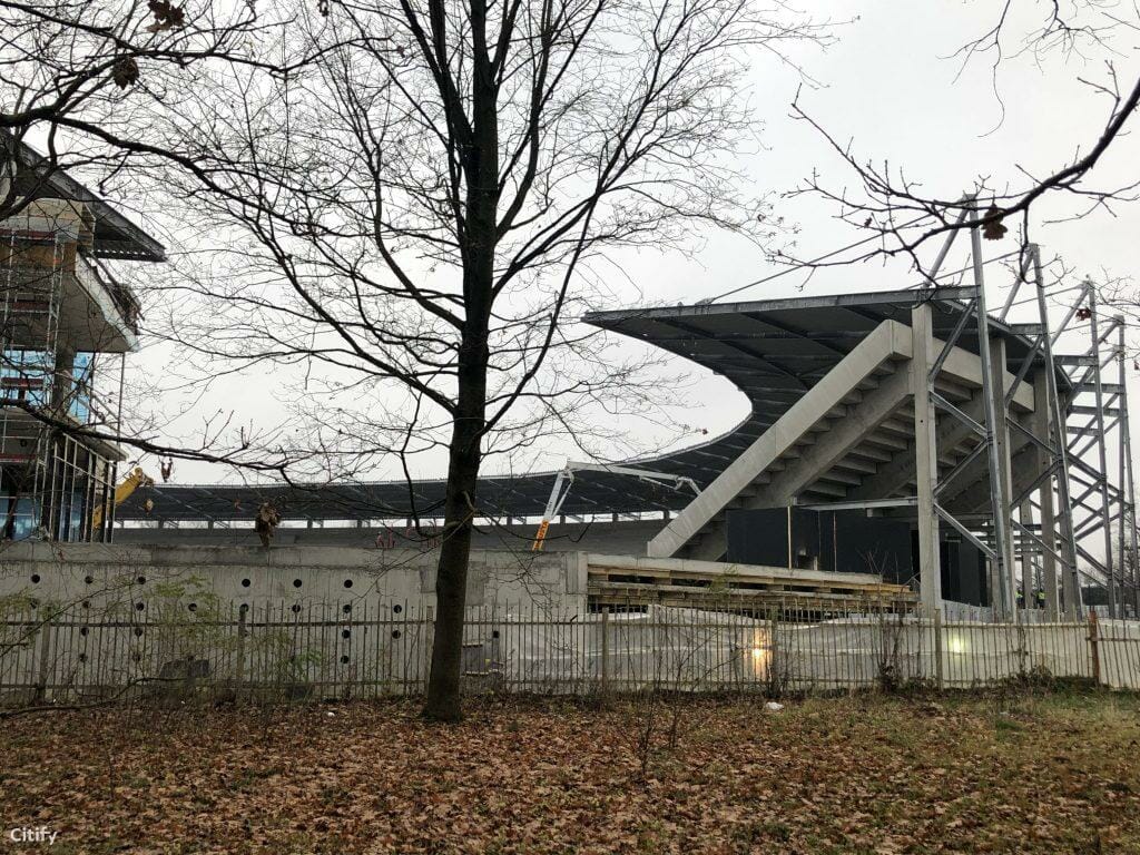 Dariaus ir Girėno stadionas (Perkūno al. 5) - Sports arena - construction photos