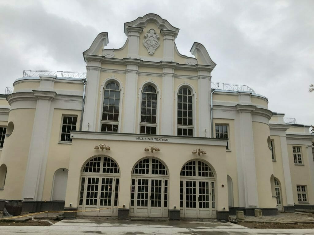 Kauno valstybinio muzikinio teatro remontas (Laisvės al. 91) - Kultuurikeskus - ehituse fotod