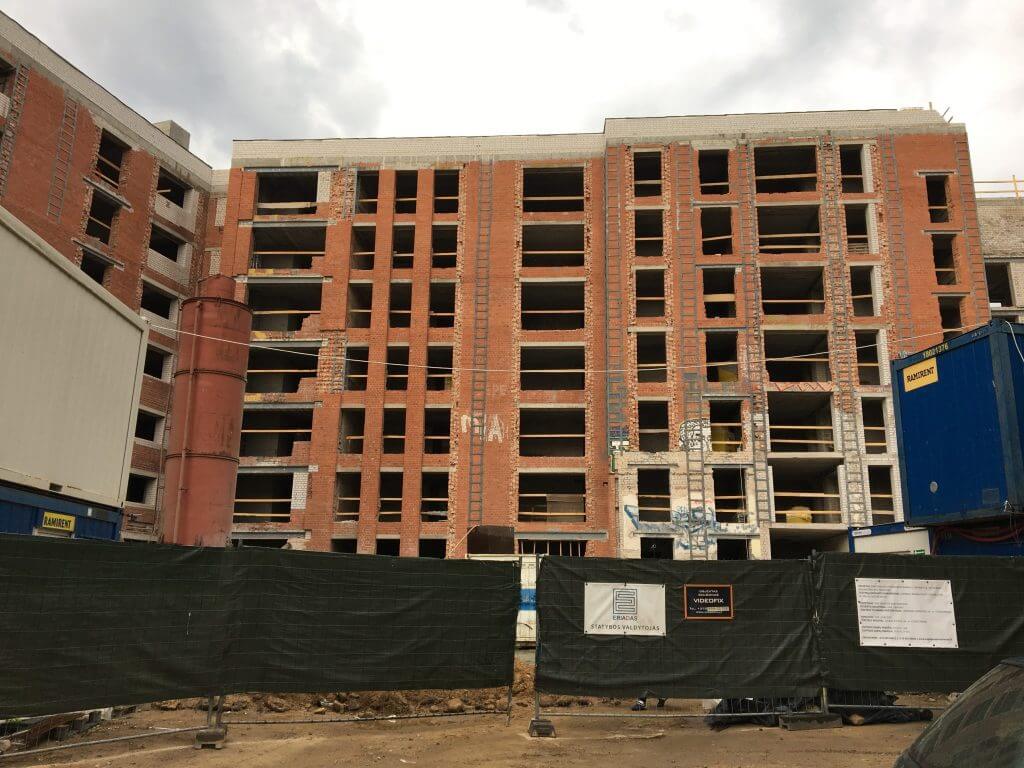Sapiegų 19 (L. Sapiegos g. 19) - Multi apartment - construction photos