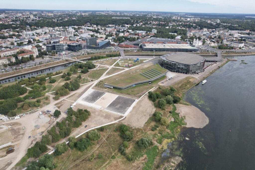 Nemuno salos parkas (Nemuno sala) - Park - construction photos