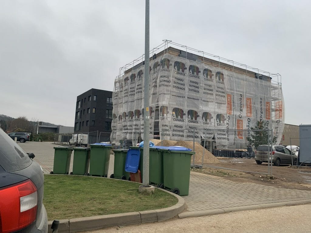 Lampėdžių vilos (Rimties skg. 5, 5A) - Multi apartment - construction photos