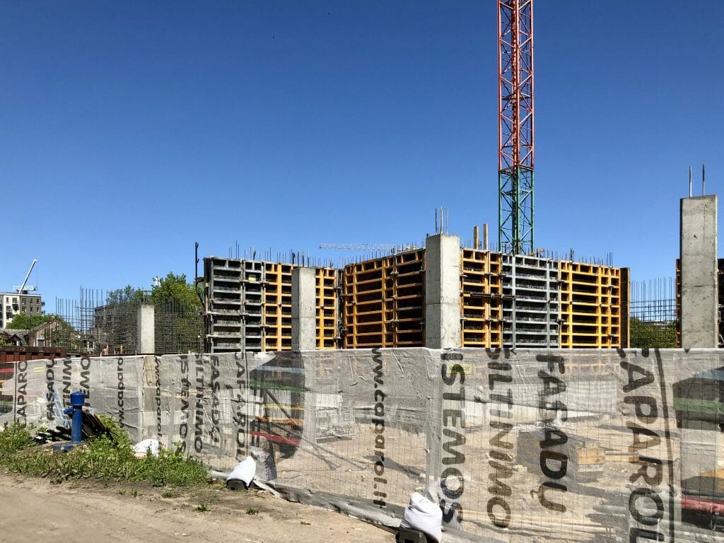 Šnipiškių perspektyvos (Šatrijos g. 1) - Multi apartment - construction photos