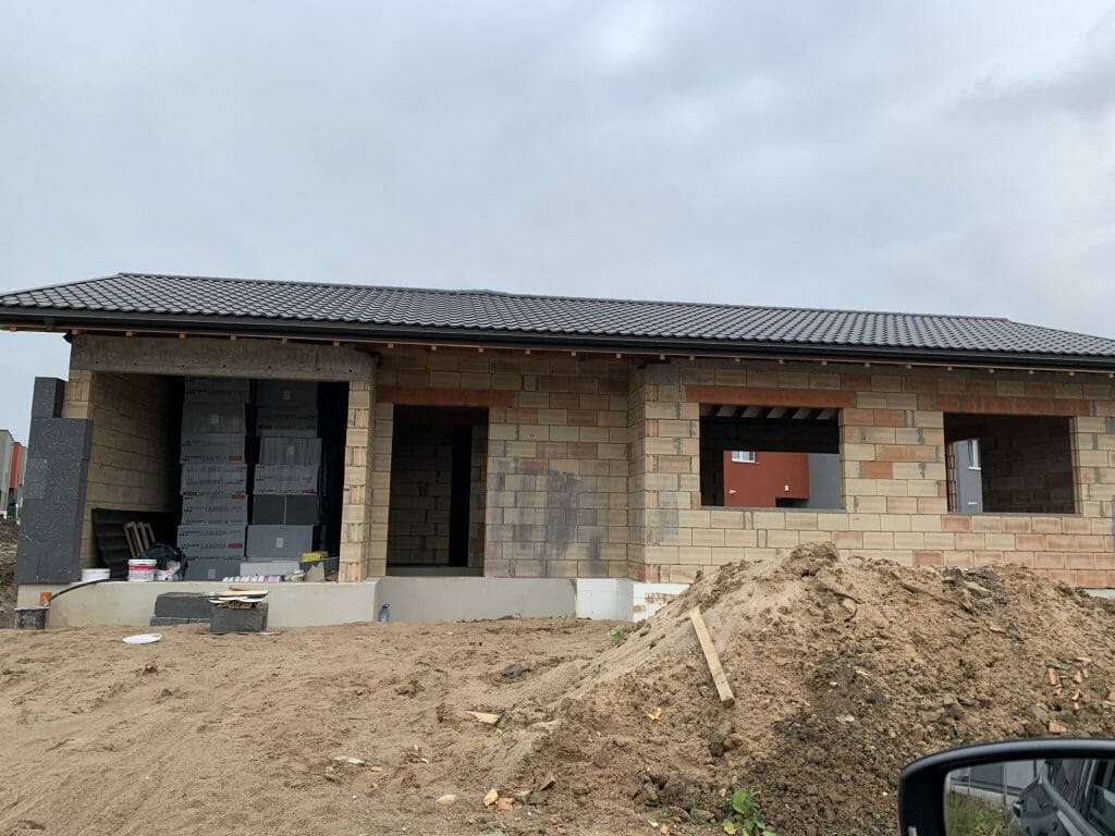 17 perlų (Uždaroji g.) - Private house community - construction photos