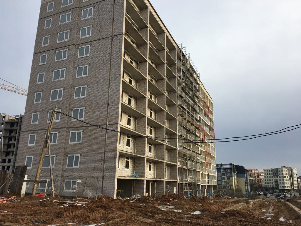 Leičių kiemas 1 etapas (Leičių g. 9) - Multi apartment - construction photos