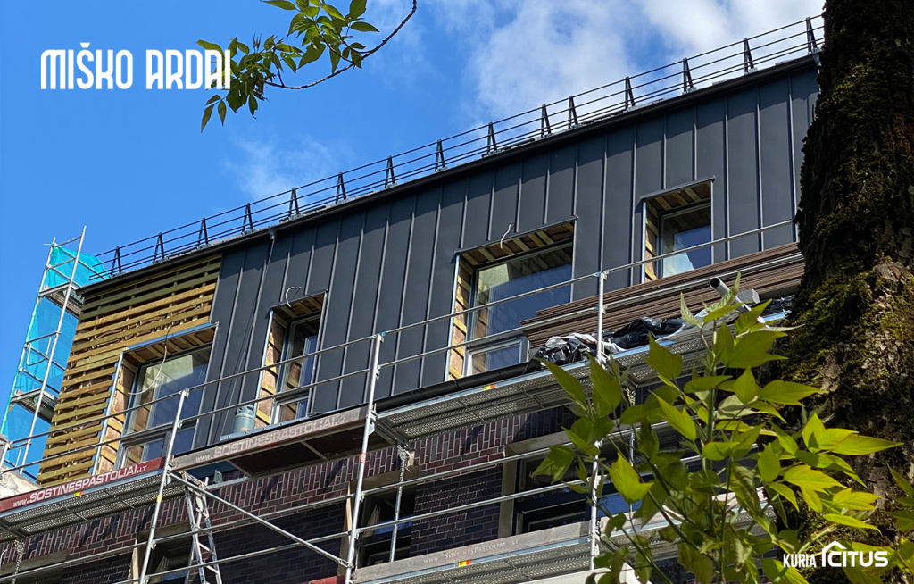 Miško ardai 1 etapas (Burbiškių g. 6) - Multi apartment - construction photos