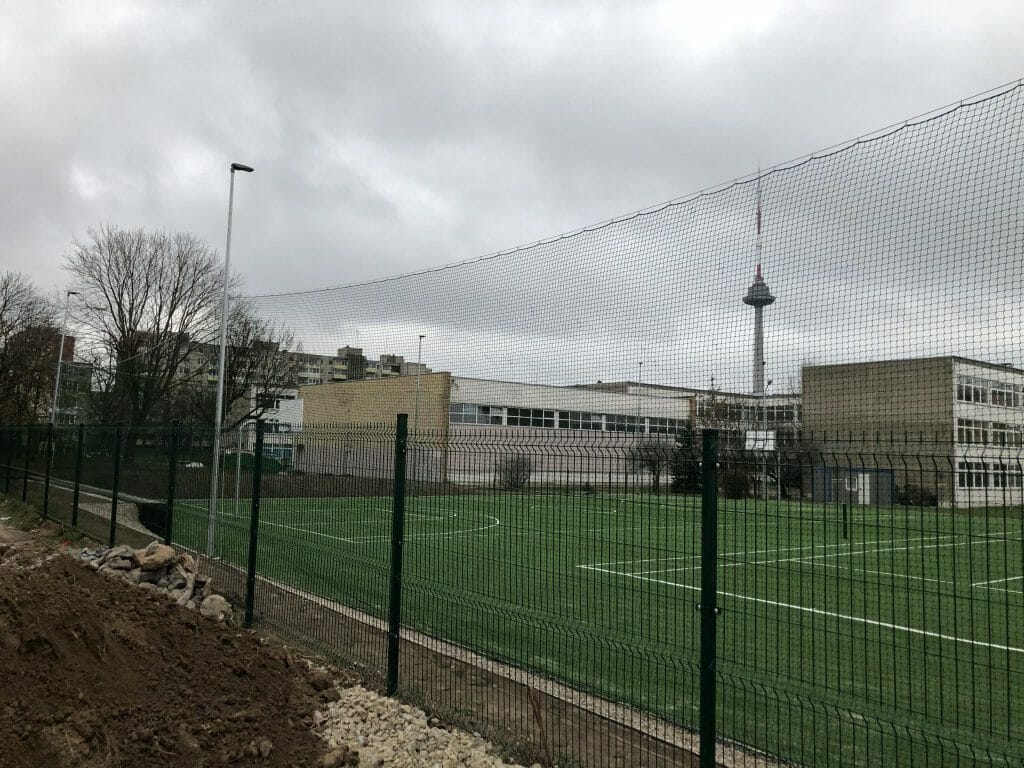 Ryto gimnazijos stadionas (Dariaus Gerbutavičiaus g. 9) - Sporta būve - būvdarbu attēli