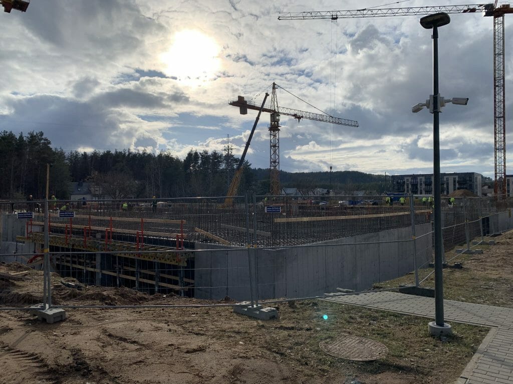 Lazdynėlių vingis 5-6 etapai (Žaibo g. 1, 3) - Multi apartment - construction photos