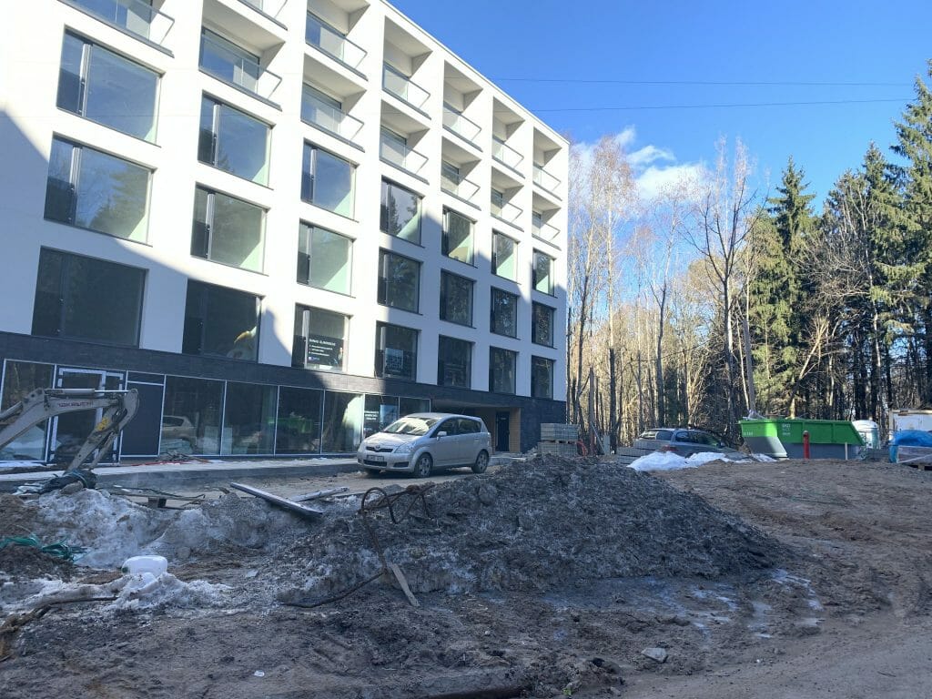 Student Box (Didlaukio g. 67A) - Multi apartment - construction photos