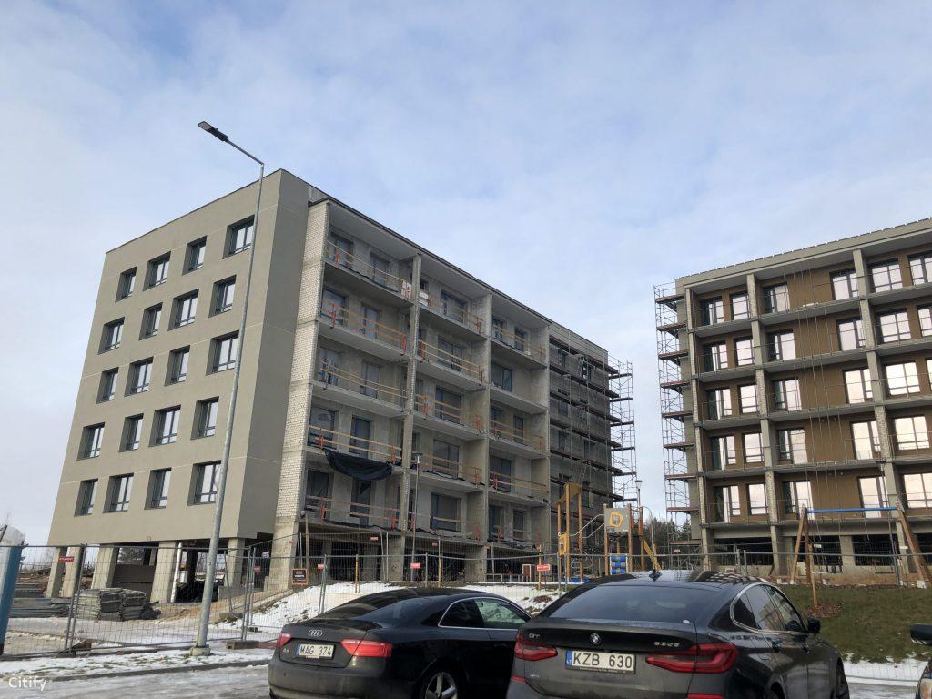Martyno namai 2 (M. Mažvydo g. 25, 27, L. Rėzos al. 6) - Multi apartment - construction photos