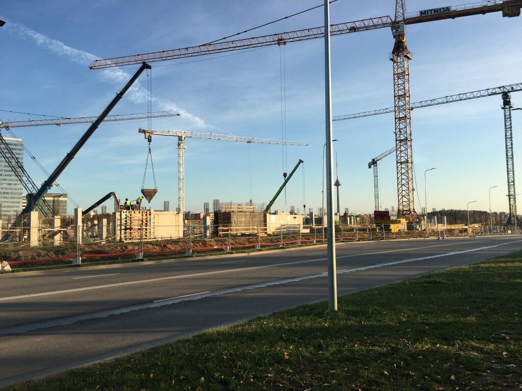 Vilnius OUTLET (Vytauto Pociūno g. 8) - Shopping center - construction photos