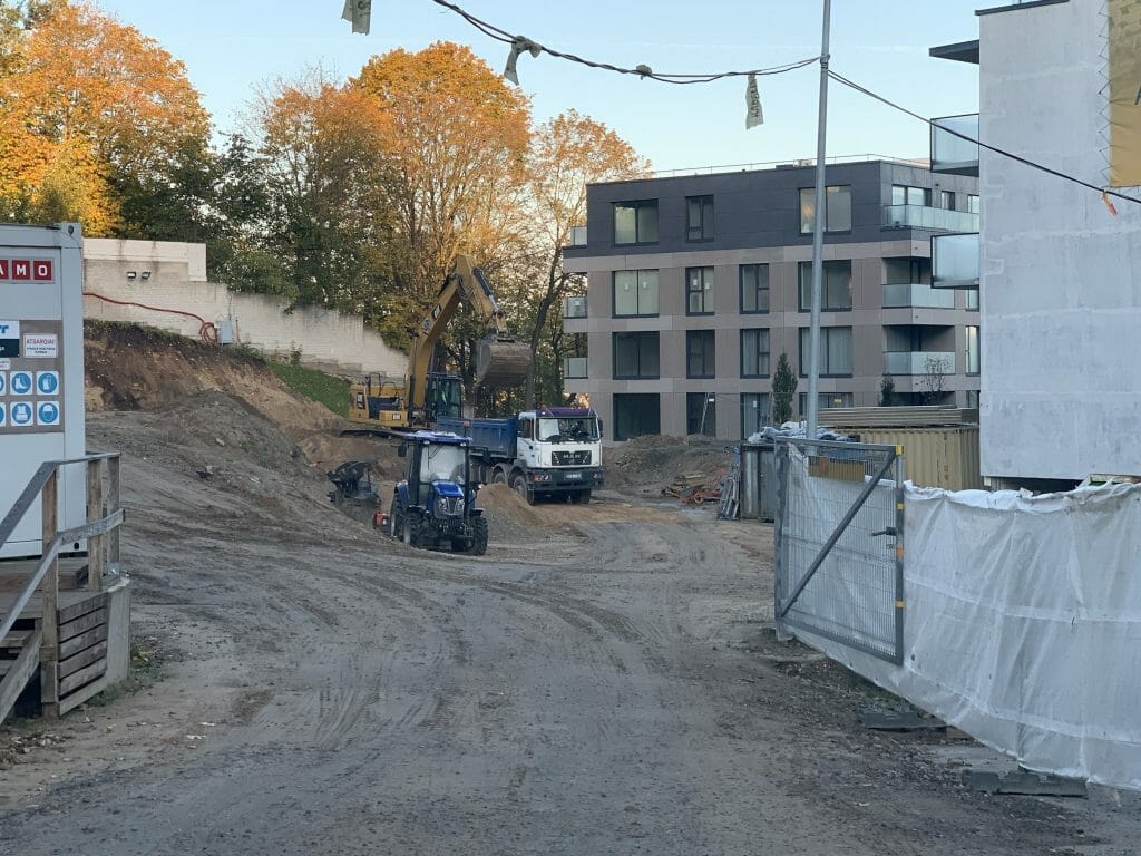 Matau Vilnių 3 etapas (Aludarių g. 9, 11) - Multi apartment - construction photos