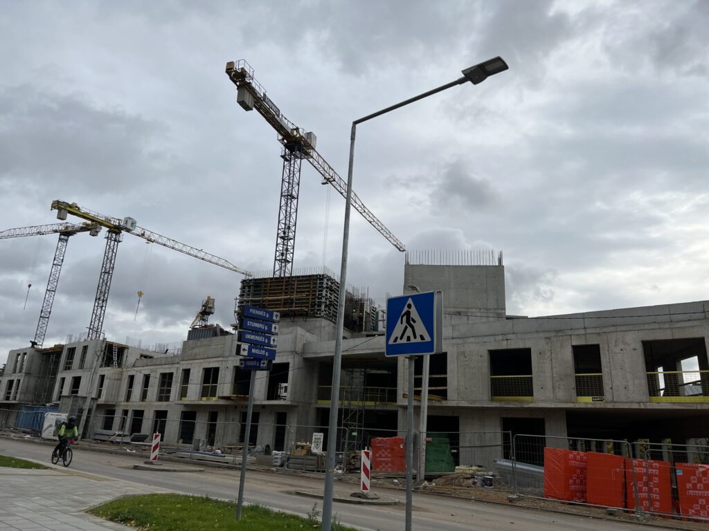 Žvėryno City (Paribio g. 12) - Multi apartment - construction photos