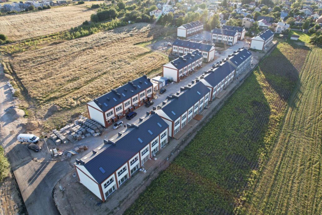 Naujoji Anglija 2.0 (Juodasis kel. 79N) - Row housing - construction photos