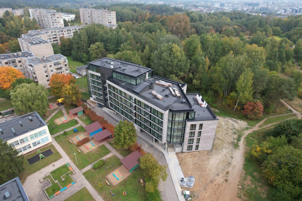 Gelvonų terasos (Gelvonų g. 1B) - Multi apartment - construction photos