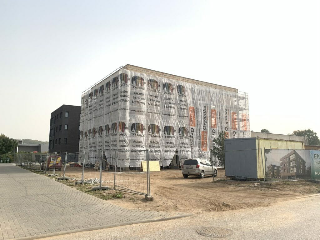 Lampėdžių vilos (Rimties skg. 5, 5A) - Multi apartment - construction photos