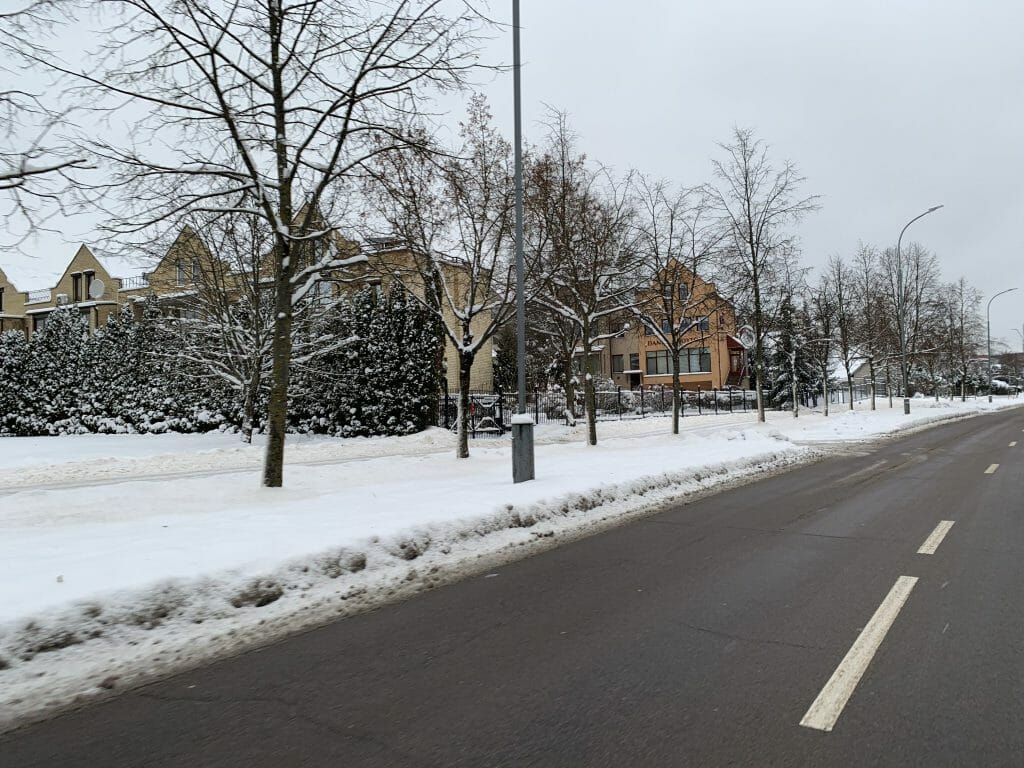Fabijoniškių g. dviračių takas nuo Ateities g. iki Ukmergės g. (Fabijoniškių g.) - Bike path - construction photos